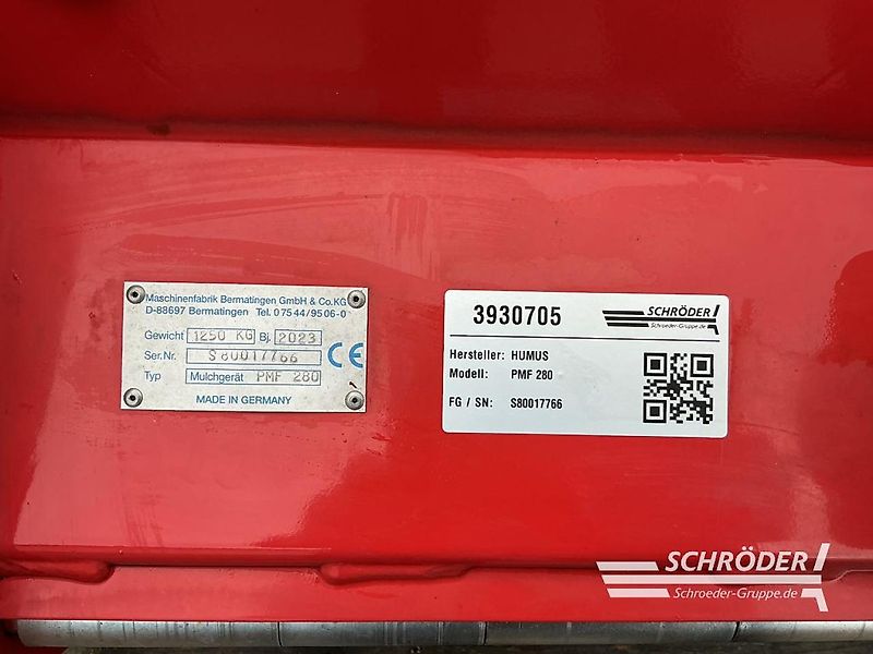 Humus PMF 280 FRONT- & HECKANBAU | NEU