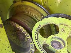 Claas Dominator claas mega Siekacz słomy koło pasowe podstawa koła pasowego napinacz (Części zamienne)