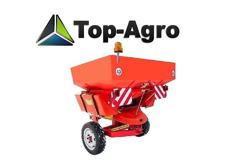 Top-Agro Sand-Salz Streuer gezogen 1200kg mit Fahrwerk hydr. Antrieb !!NEU!!