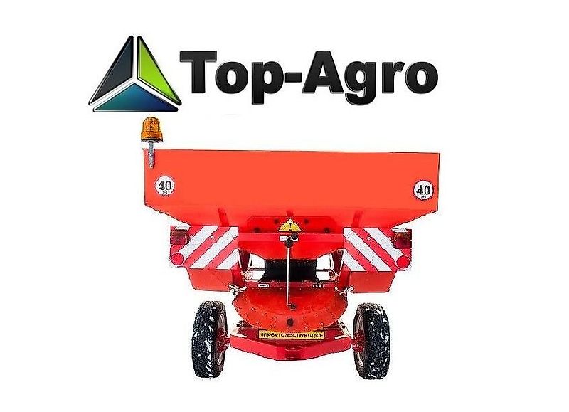 Top-Agro Sand-Salz Streuer gezogen 1200kg mit Fahrwerk hydr. Antrieb !!NEU!!