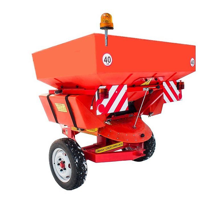 Top-Agro Sand-Salz Streuer gezogen 1200kg mit Fahrwerk hydr. Antrieb !!NEU!!