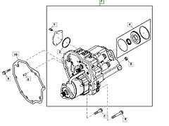 John Deere 3120 3320 3520 3720 - hydrostat silnik hydrostatyczny LVA15190 (Części zamienne)