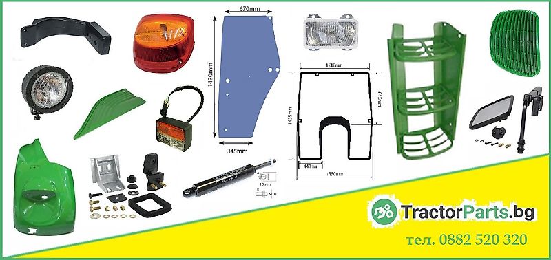 John Deere Complete Engine (used) 4 Cylinders - John Deere 6000 serie