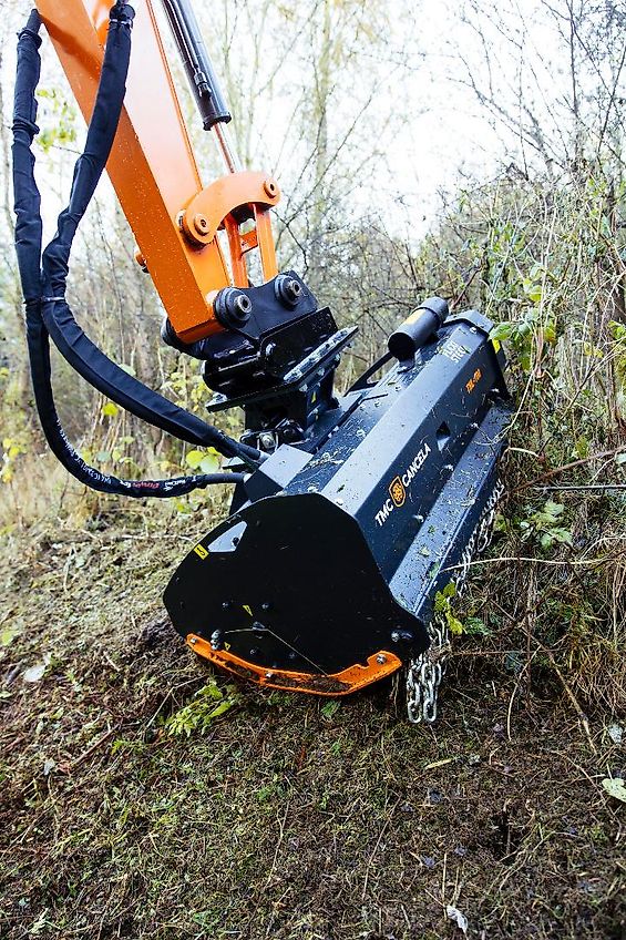 TMC Cancela THL-100 Hydraulischer Schlegelmulcher /Mulcher für Bagger /Radlader***Aktionsangebot***