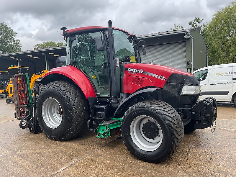 Case IH 95U FARMALL WITH RANSOMES HYDRAULIC 5/7 MK IV GANG MOWER
