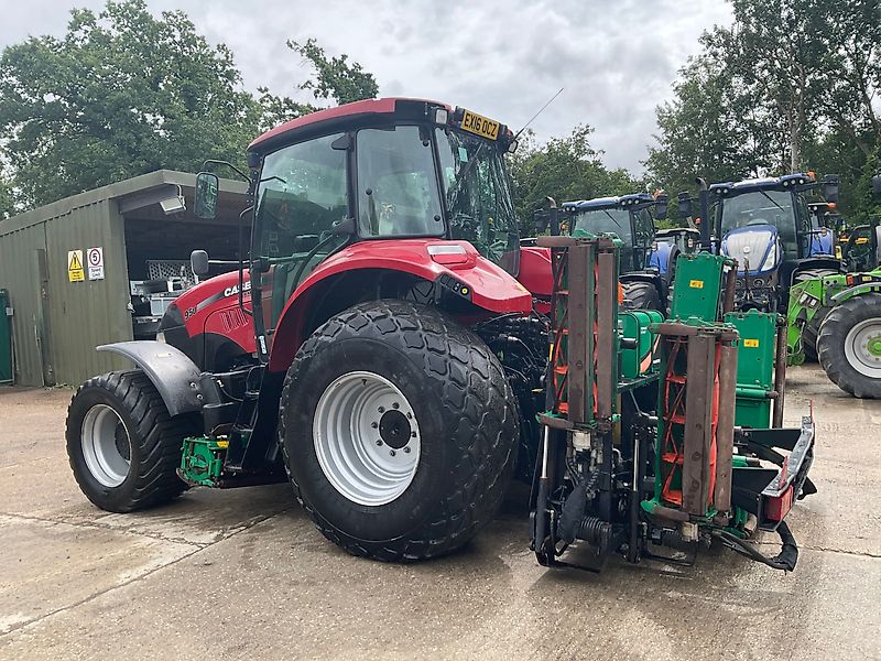 Case IH 95U FARMALL WITH RANSOMES HYDRAULIC 5/7 MK IV GANG MOWER