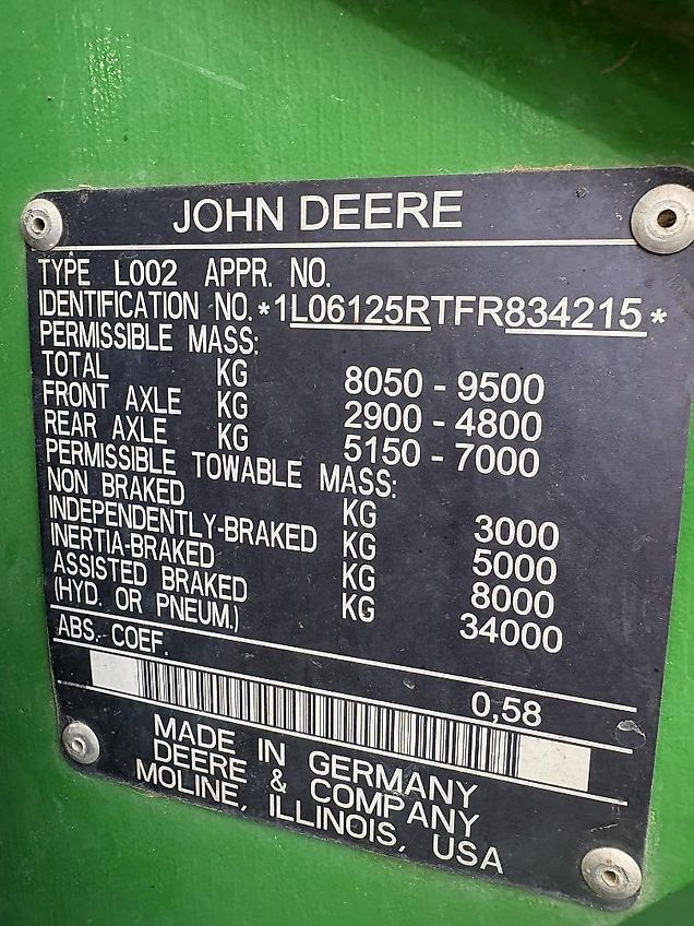 John Deere 6125R