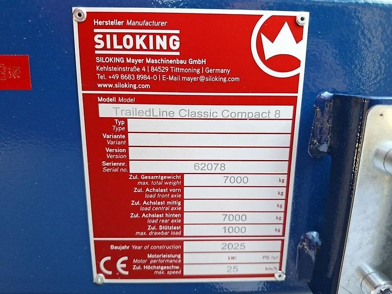 Siloking TrailedLine Classic Compact 8