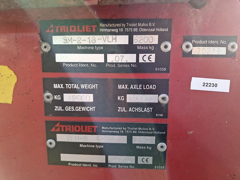 Trioliet SM-2-18-VLH