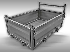 Jansen Flachmulde für Raupendumper Jansen RD-200, RD-300 und RD-500