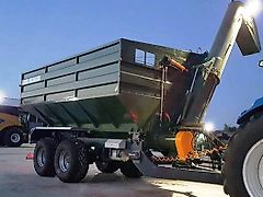 Kobzarenko Überladewagen PBN-20/2 Tandem (20 m³ Ladevolumen 40 km/h)