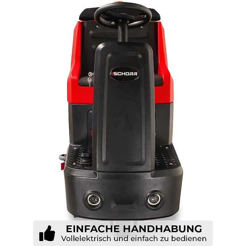 SCHORR Akku Aufsitz Scheuersaugmaschine RR1030FS 2100W 700mm Bürste Wischmaschine Putzmaschine