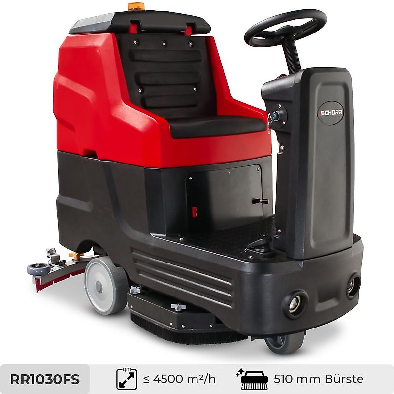 SCHORR Akku Aufsitz Scheuersaugmaschine RR1030FS 2100W 700mm Bürste Wischmaschine Putzmaschine