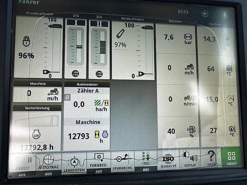 John Deere 6215 R, Parkbremse defekt!