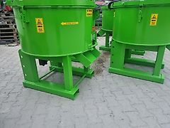 Zwangsmischer 1200L mit Randabstreifer und Seitenschutz