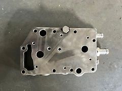 John Deere OIL COOLER HOUSING (used) - John Deere 6030, 7030