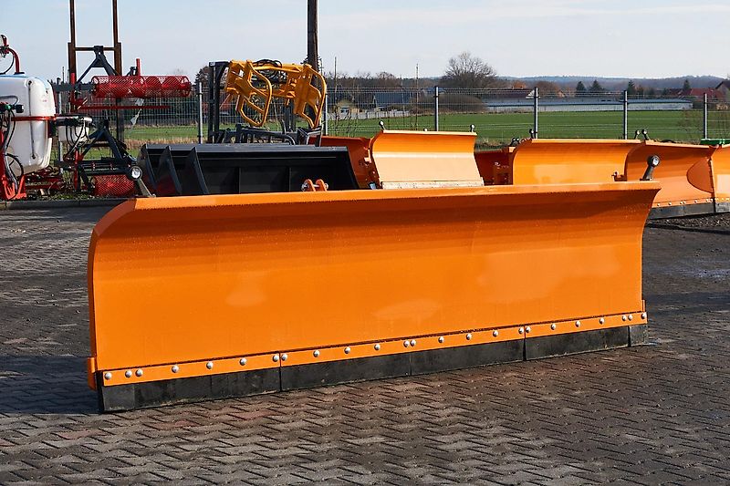 Top-Agro DIREKT VOM HERSTELLER Schneeschild Schneepflug Gerade Serie PRO 2,2m SHP-SG22 WINTERAKTION