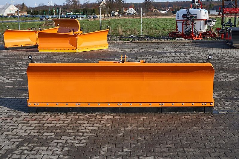 Top-Agro DIREKT VOM HERSTELLER Schneeschild Schneepflug Gerade Serie PRO 2,2m SHP-SG22 WINTERAKTION
