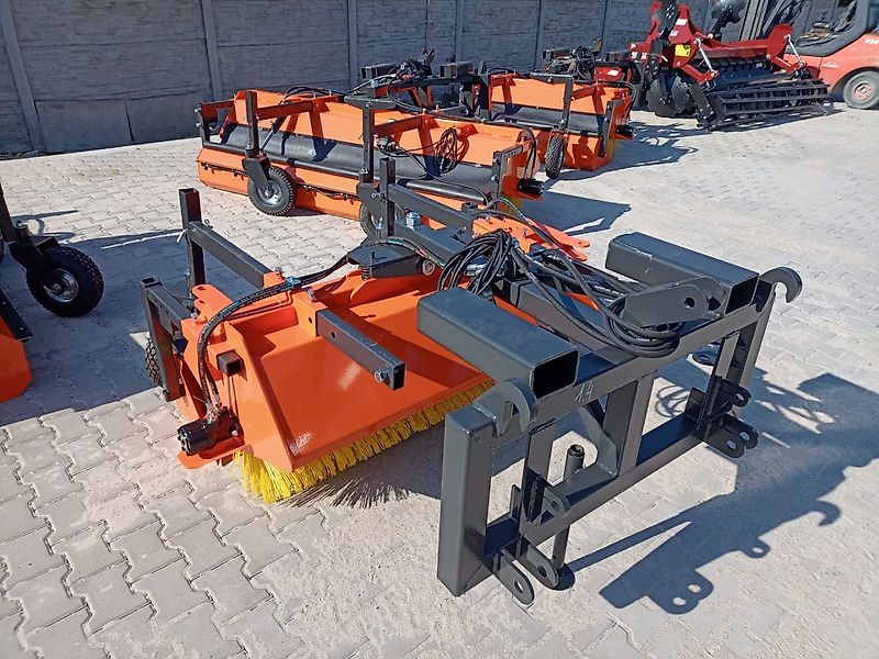 Kehrmaschine Kehrbürste Bürste 2,0 m für Traktor Stapler Euroaufnahme Dreipunkt