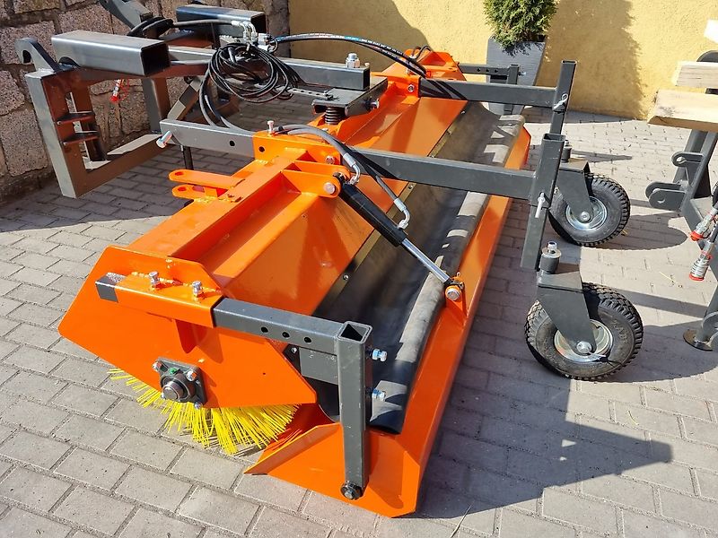 Kehrmaschine Kehrbürste Bürste 1,60 m für Traktor Stapler Euroaufnahme Dreipunkt