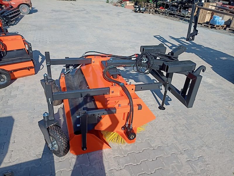 Kehrmaschine Kehrbürste Bürste 1,60 m für Traktor Stapler Euroaufnahme Dreipunkt