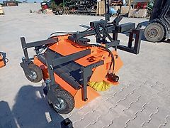 Kehrmaschine Kehrbürste Bürste 1,40 m für Traktor Stapler Euroaufnahme Dreipunkt