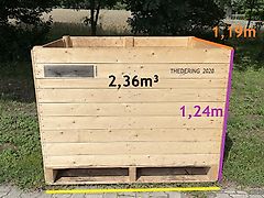 Kartoffelkisten | Holzkisten | Zwangsbelüftung | 1,3 to | NEU