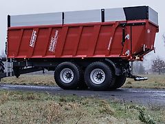 Krampe Rambody 680 (AS 680) 20 ton capacity push off trailer, 32 m3, air brake, air suspension, 60 cm extension, premium Made in Germany