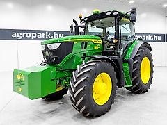 John Deere 6R 155 tractor, AutoQuad Plus 20/20 50 km/h, axle and cab suspension, SF6000 AutoTrac, air brake, 155 L pump, Michelin