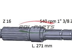 John Deere Zapfwelle AR41752, R41756