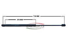 John Deere Gasdruckfeder Heckscheibe 150N AL66992