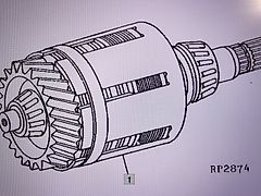 John Deere RE19698/RE38834/bęben/John Deere 4555/4755/4955 (Części zamienne)