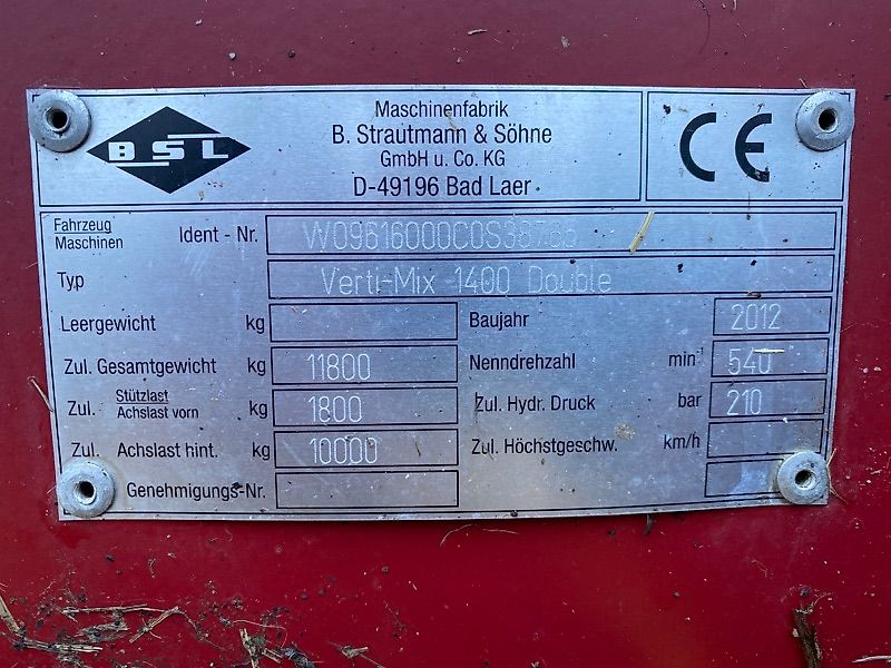 Strautmann Verti-Mix 1400 Double
