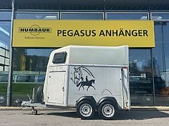 Böckmann Duo 2- Pferdeanhänger Holz/Poly 2t. Aluboden