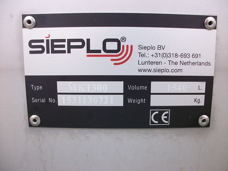 Sieplo MB 1300 F Mischdosierbehälter