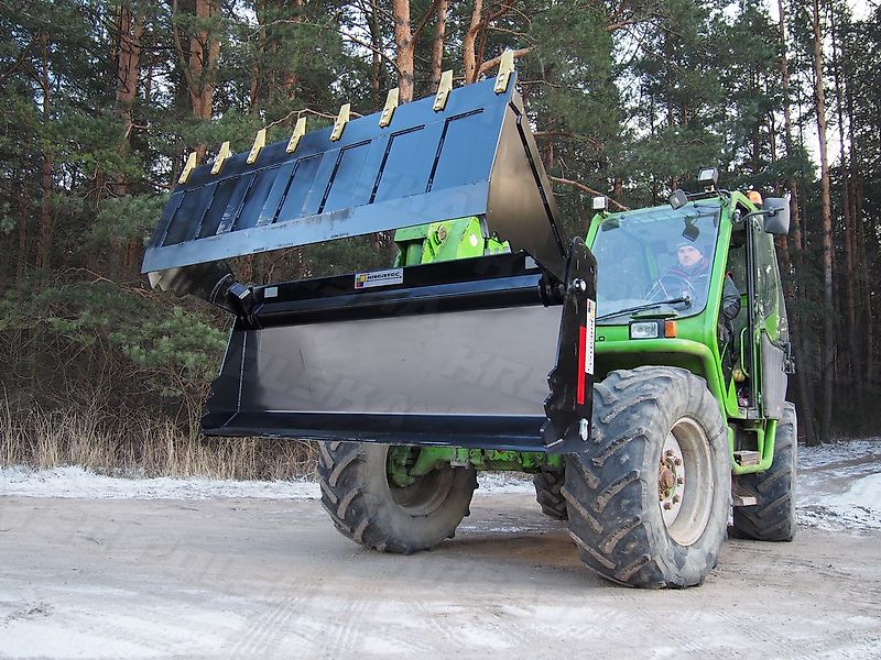 KREATEC Schaufel 4in1/Klappschaufel 1,4m HEAVY, schwere Ausfuehrung, Hardox