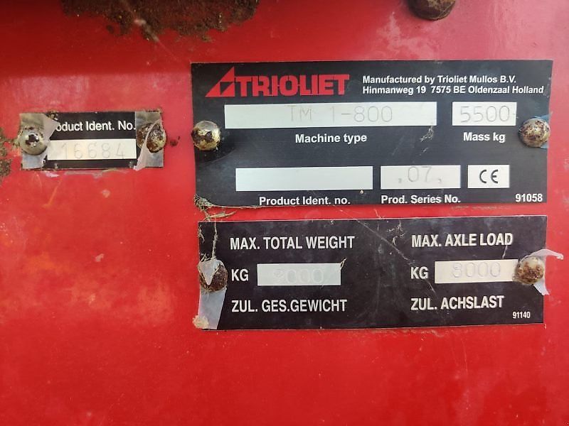 Trioliet TRIOMIX 1-800