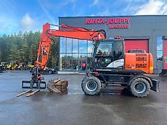 Hitachi ZX 140 W / Pyörittäjä, 2 kauhaa, Ym!